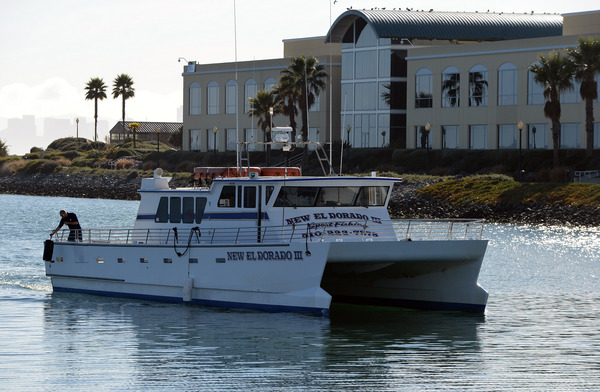 The New El Dorado III operated by TideLine Marine Group pulls into the marina in Richmond, Calif. on Thursday, Jan. 30, 2014. Local developer Richard Poe